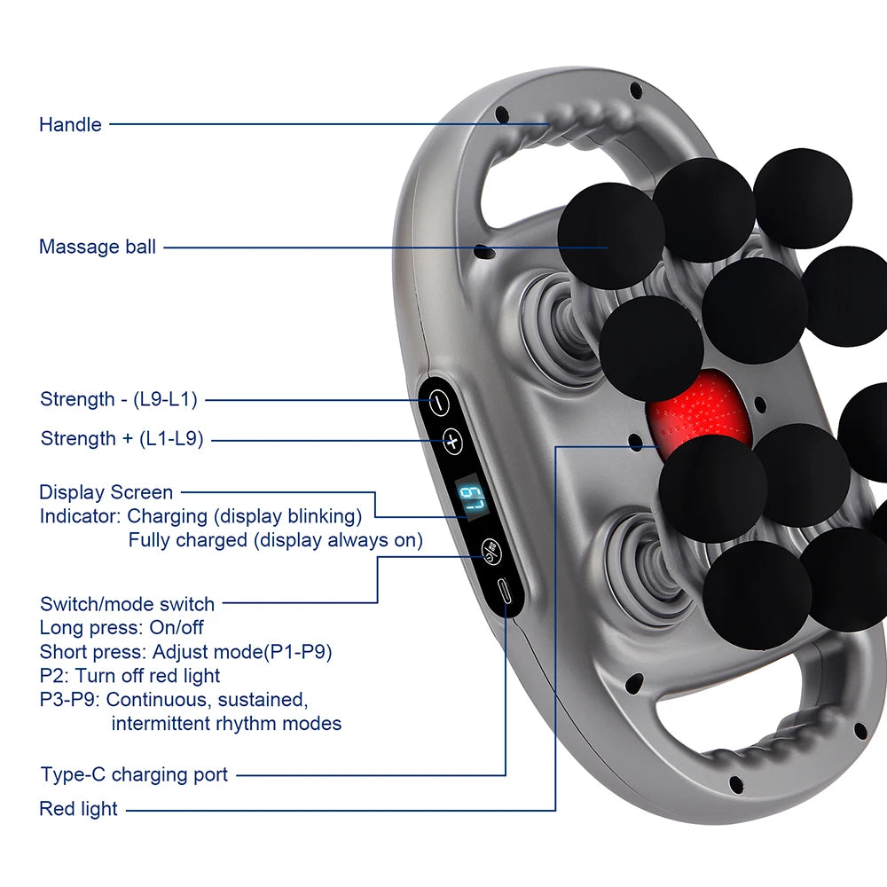 High-Frequency Vibration Body Massage Gun for Muscle Relief - Smarsty