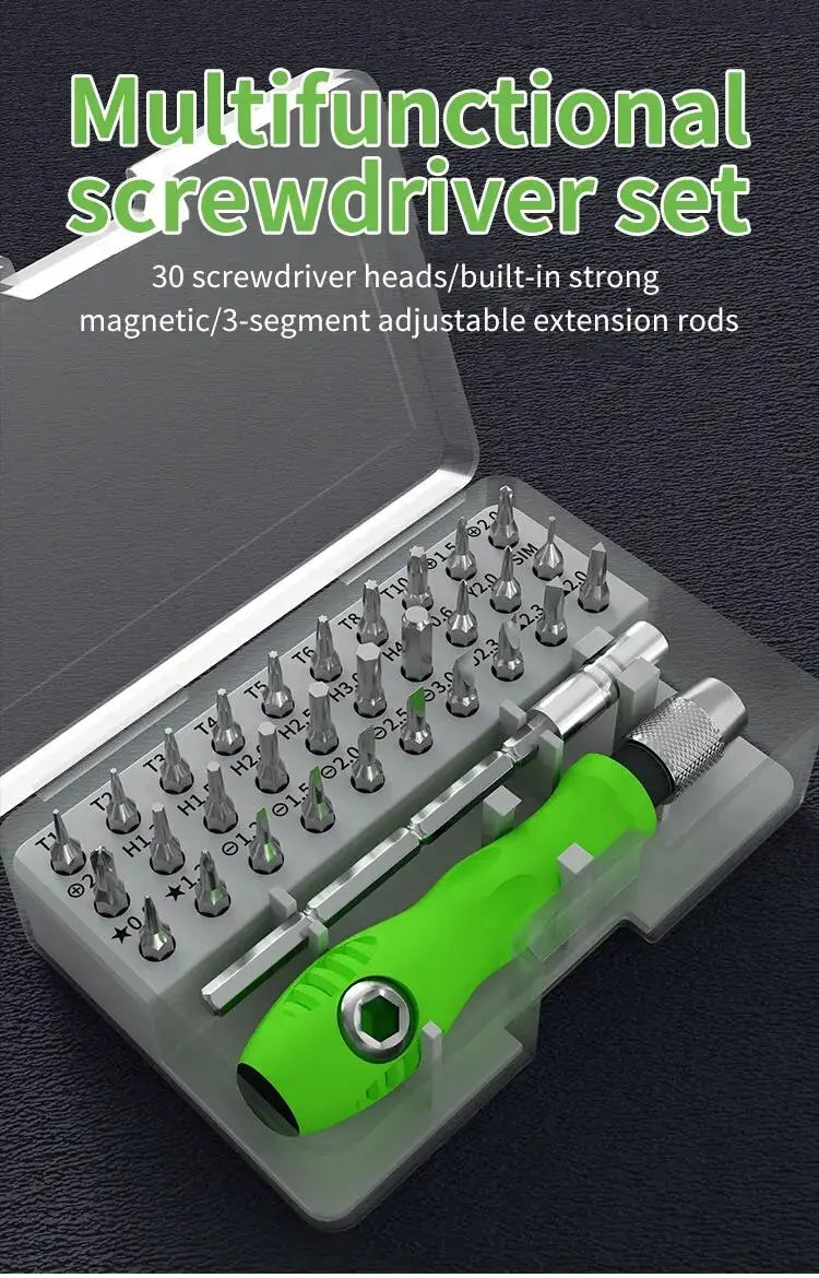 Mini 32 in 1 Precision Screwdriver Set for Easy Repairs - Smarsty