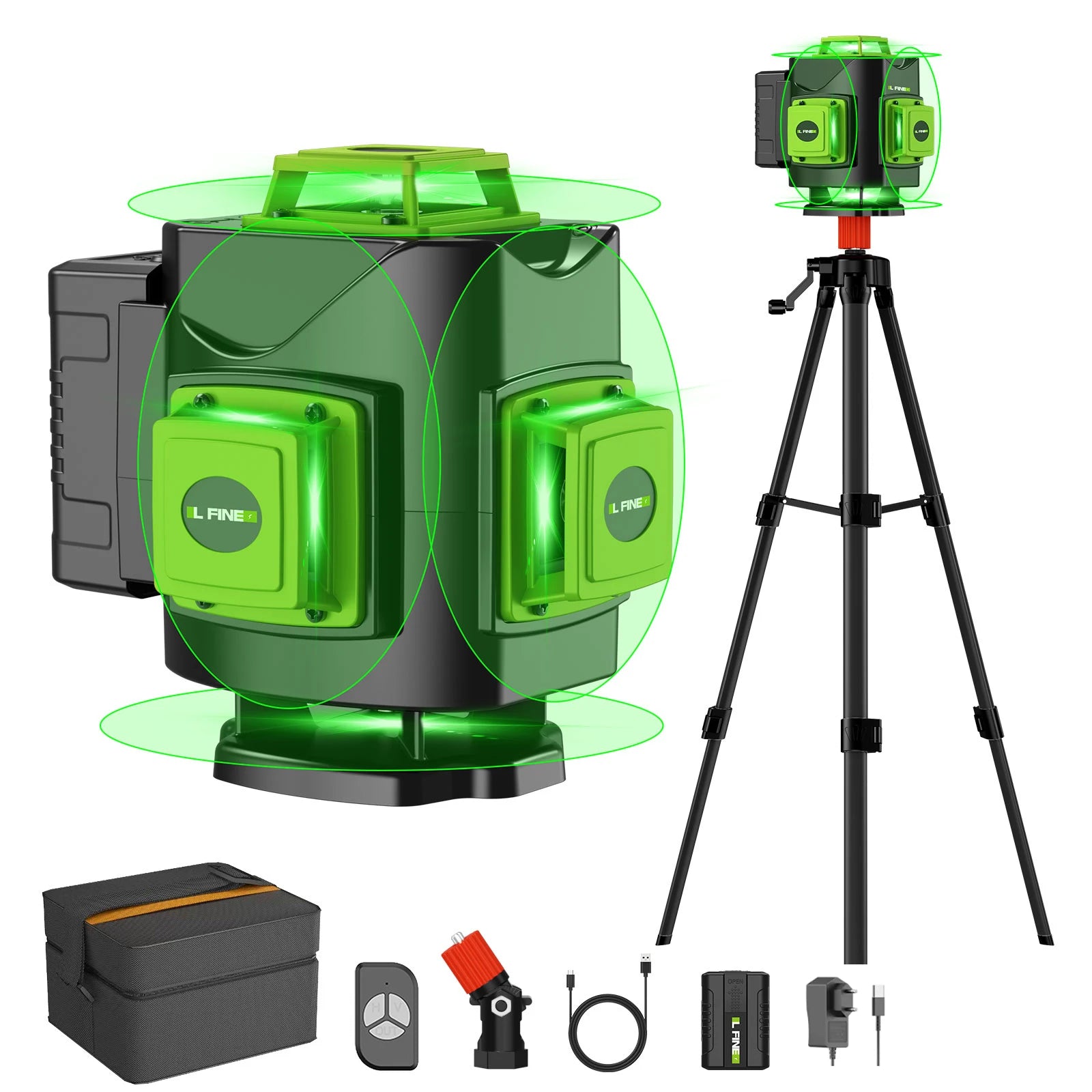 Lfine 4D Laser Level with 360 Degree Self Leveling - Smarsty