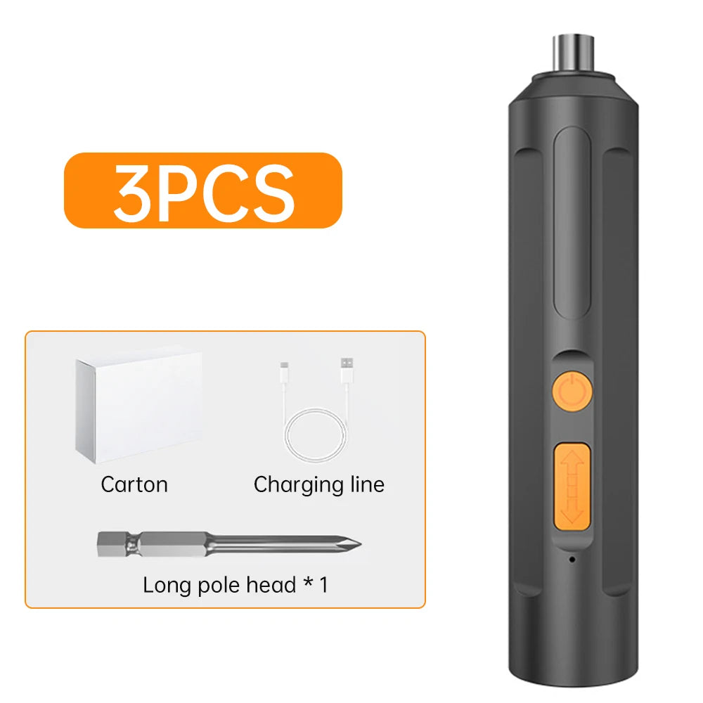 Rechargeable USB Electric Screwdriver for Home DIY - Smarsty