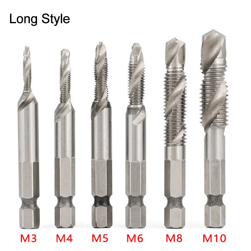 Titanium Plated Tap Drill Bit Set for Precision Tapping - Smarsty