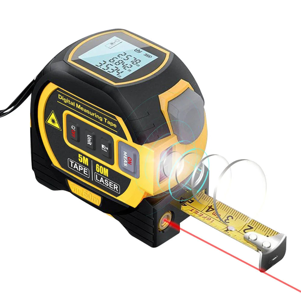 3 in 1 Laser Rangefinder with LCD Display - Smarsty