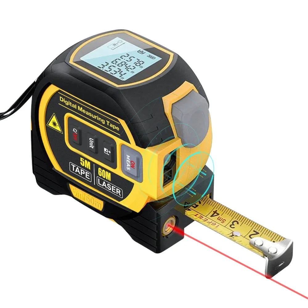 3 in 1 Laser Rangefinder with LCD Display - Smarsty