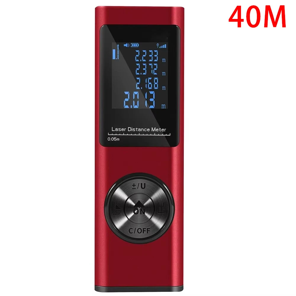 Mini Smart Laser Distance Meter USB Rechargeable Portable Tool - Smarsty