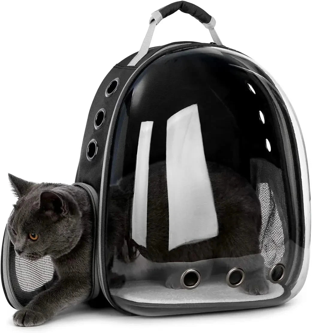 Transparent Capsule Cat Backpack for Travel and Comfort - Smarsty