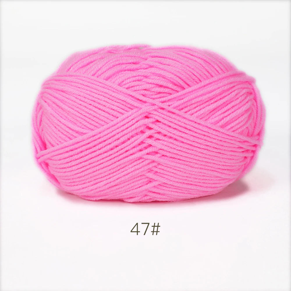 Soft Milk Cotton Yarn for Hand Knitting Projects - Smarsty