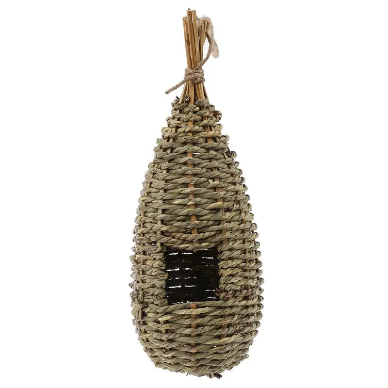 Natural Grass Bird Cage for Outdoor Parrots and Nesting - Smarsty