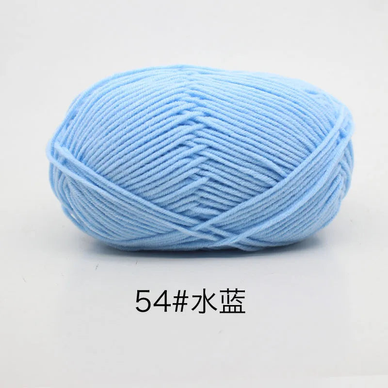 Eco-Friendly 4ply Milk Cotton Knitting Yarn Set - Smarsty