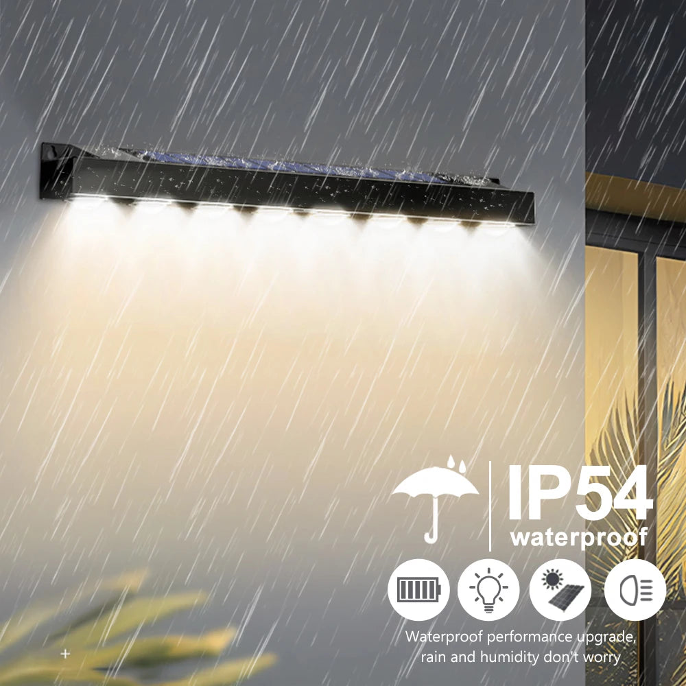 Waterproof Solar Wall Light for Outdoor Decor - Smarsty