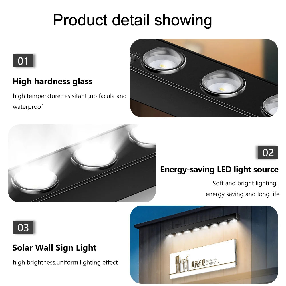 Waterproof Solar Wall Light for Outdoor Decor - Smarsty
