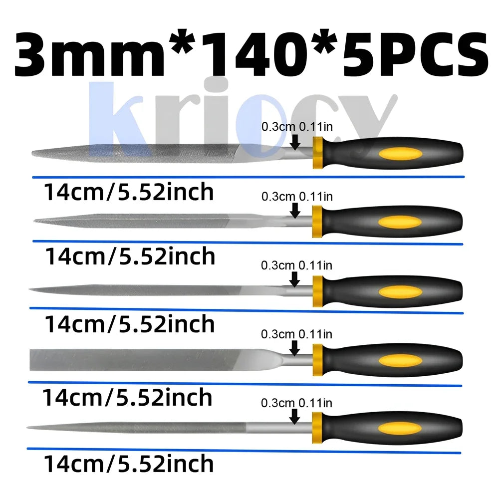 Precision Alloy Steel File Set for Woodworking Excellence - Smarsty