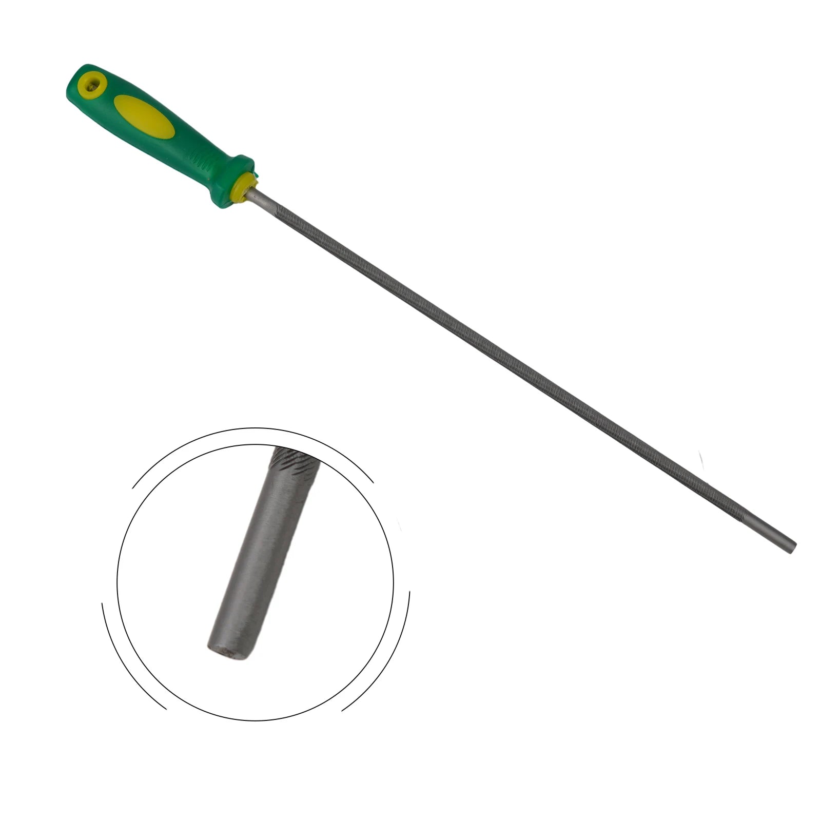 High Carbon Steel Chainsaw File with Comfortable Handle - Smarsty