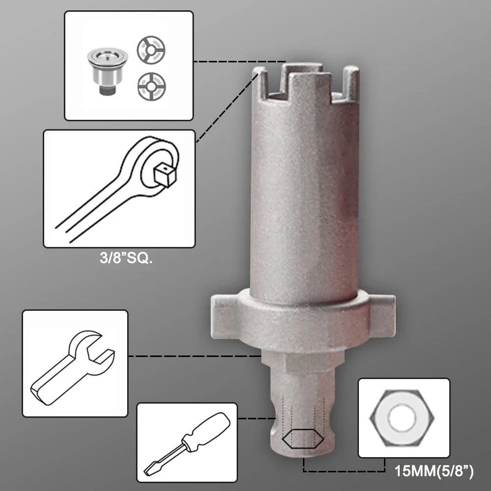 14 In 1 Faucet Sink Wrench for Easy Plumbing Repairs - Smarsty