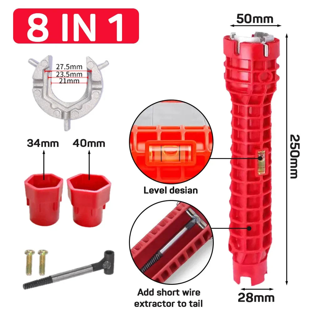 14 In 1 Faucet Sink Wrench for Easy Plumbing Repairs - Smarsty