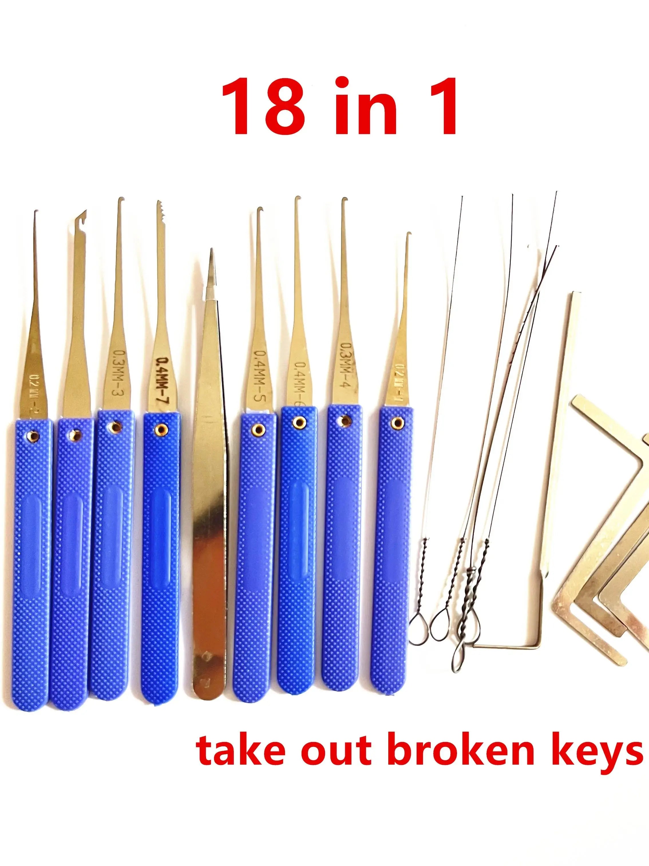 18 in 1 Locksmith Extractor Tool Set for Easy Key Removal - Smarsty