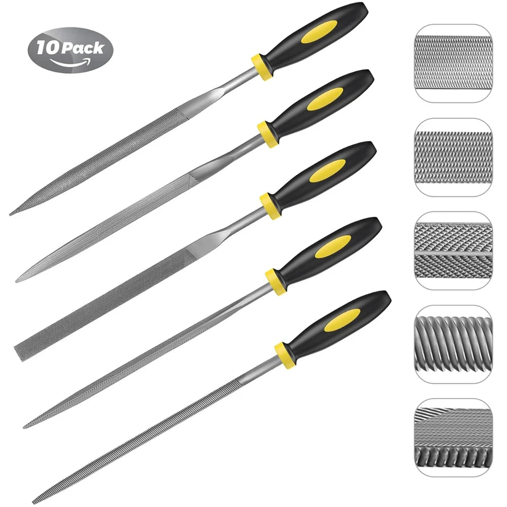 High Carbon Steel Needle File Set for DIY Projects - Smarsty