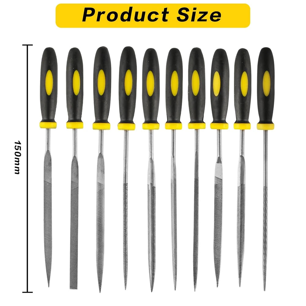 High Carbon Steel Needle File Set for DIY Projects - Smarsty