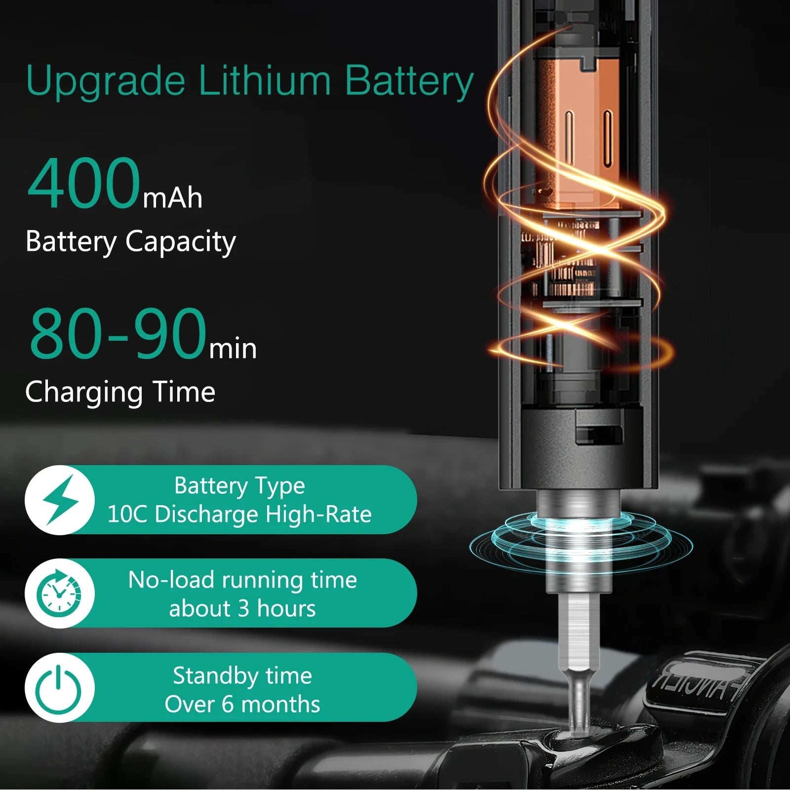 50 in 1 Precision Electric Screwdriver Set with Adjustable Torque - Smarsty
