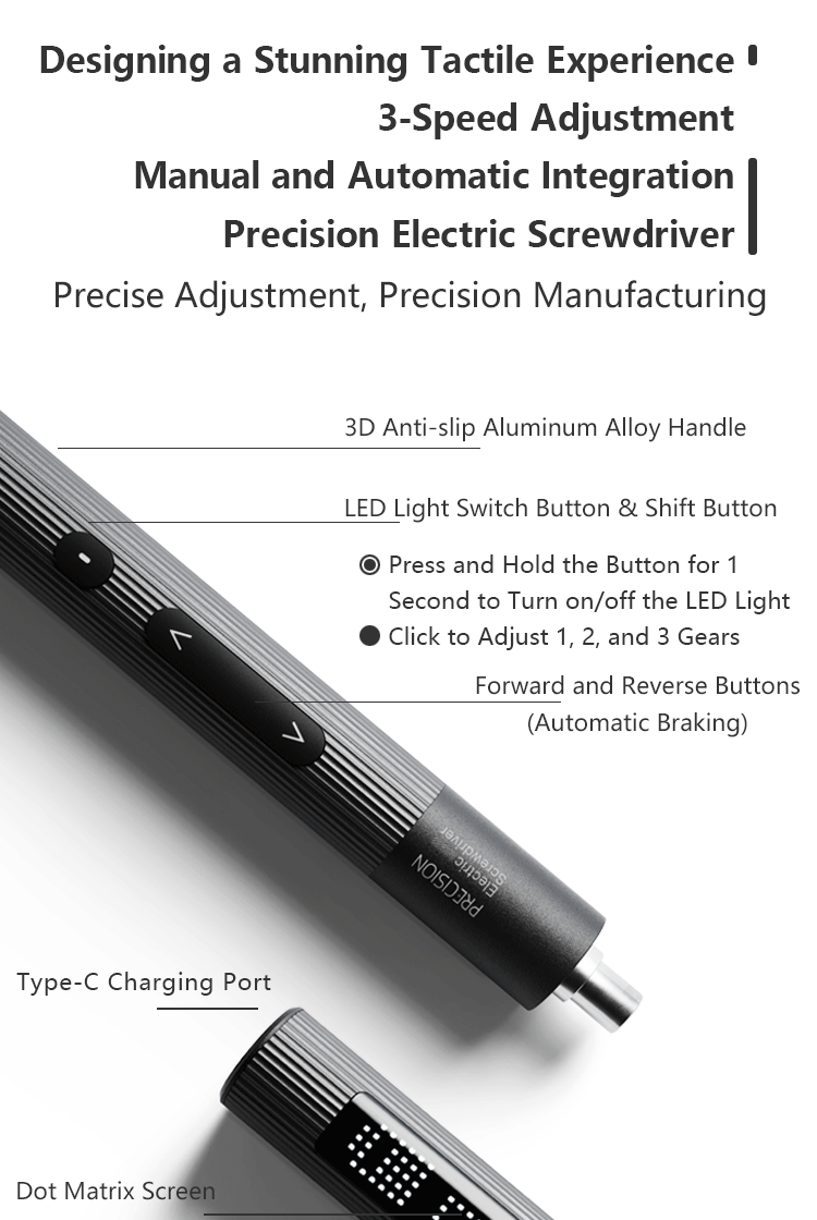 50 in 1 Precision Electric Screwdriver Set with Adjustable Torque - Smarsty