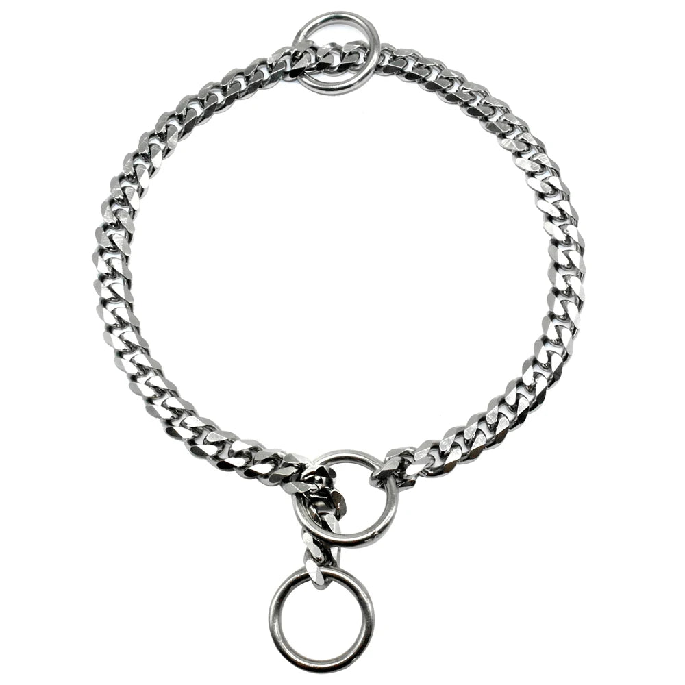 Stainless Steel Slip Collar for Medium Large Dogs - Smarsty