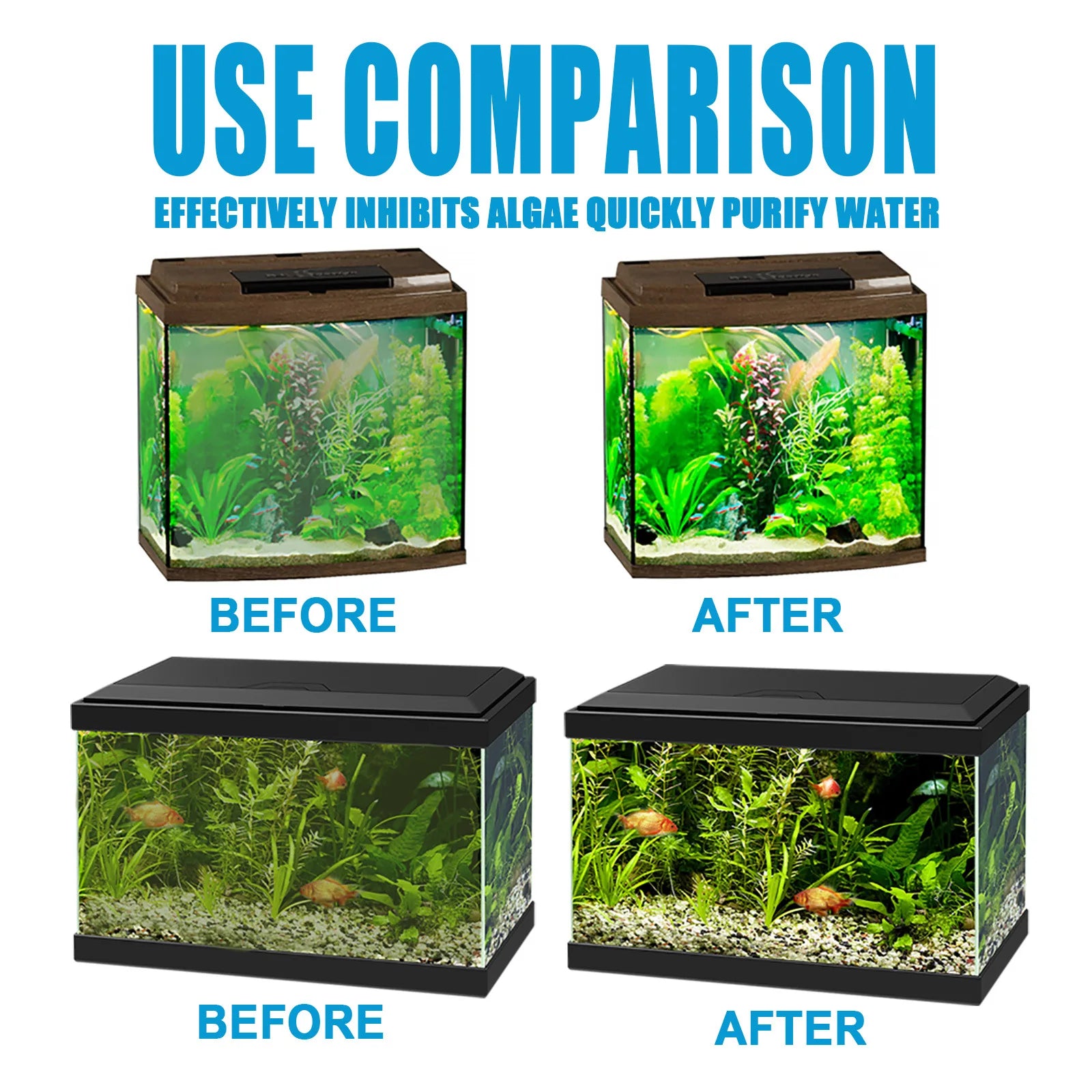 Algae Removal Tablets for Clean Aquariums - Smarsty