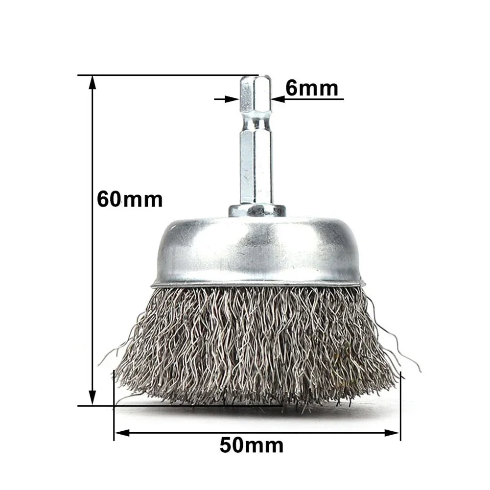 Steel Wire Wheel Brush for Efficient Metal Polishing - Smarsty