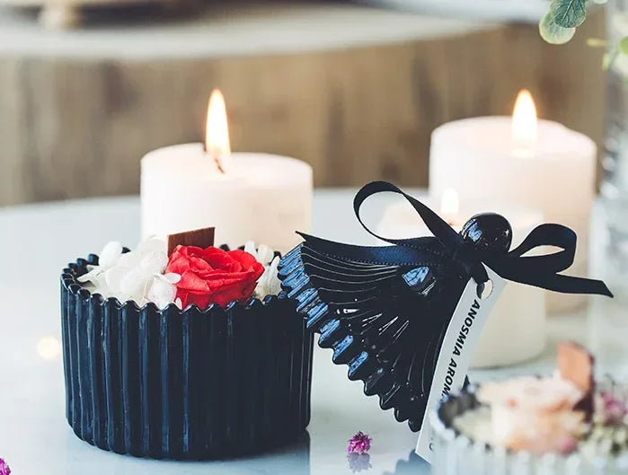 Wooden Candle Wicks with Base Holder for DIY Crafts - Smarsty