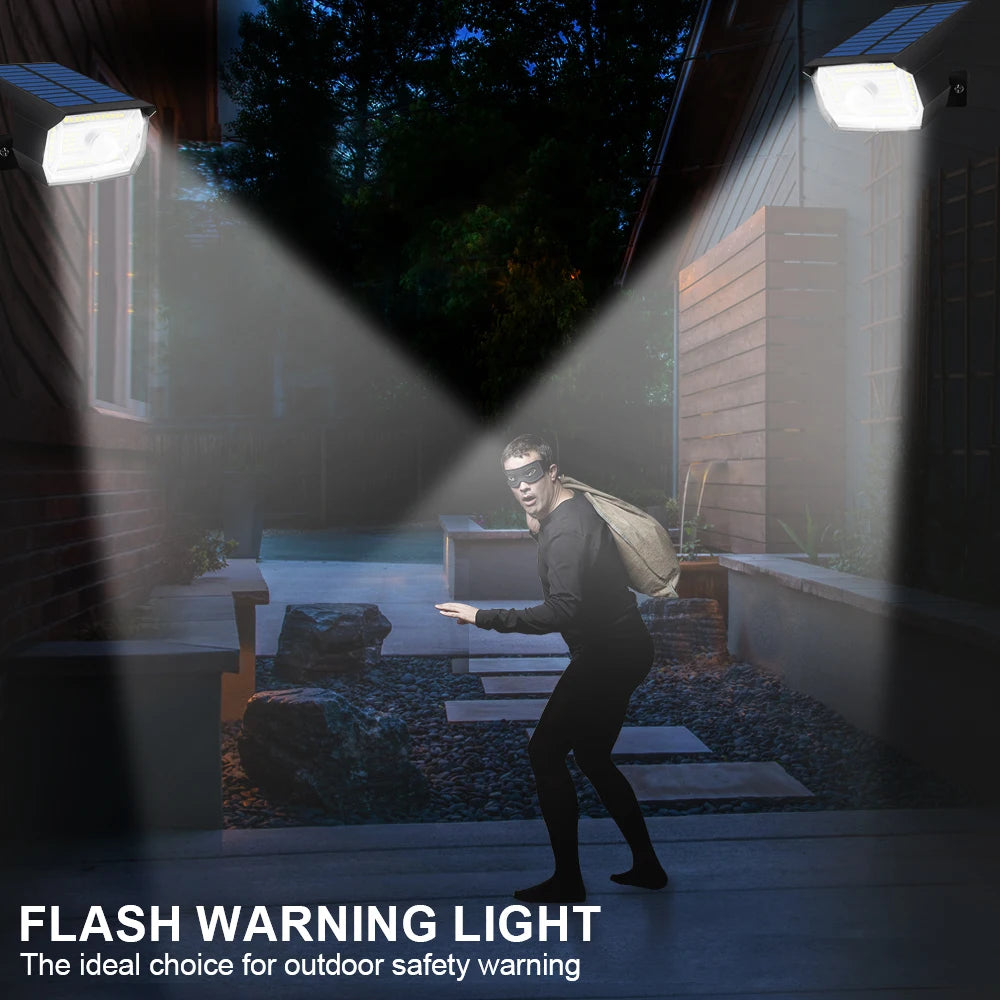 56 LED Solar Landscape Spotlights with Motion Sensor - Smarsty