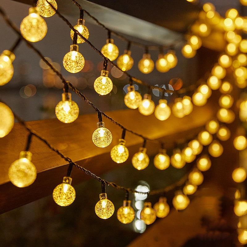 Solar LED String Fairy Lights for Outdoor Decor - Smarsty