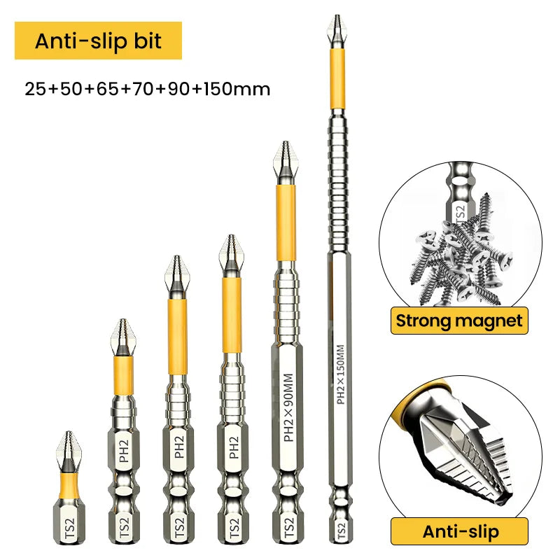 5PCS High Hardness Magnetic Drill Bits Set - Smarsty