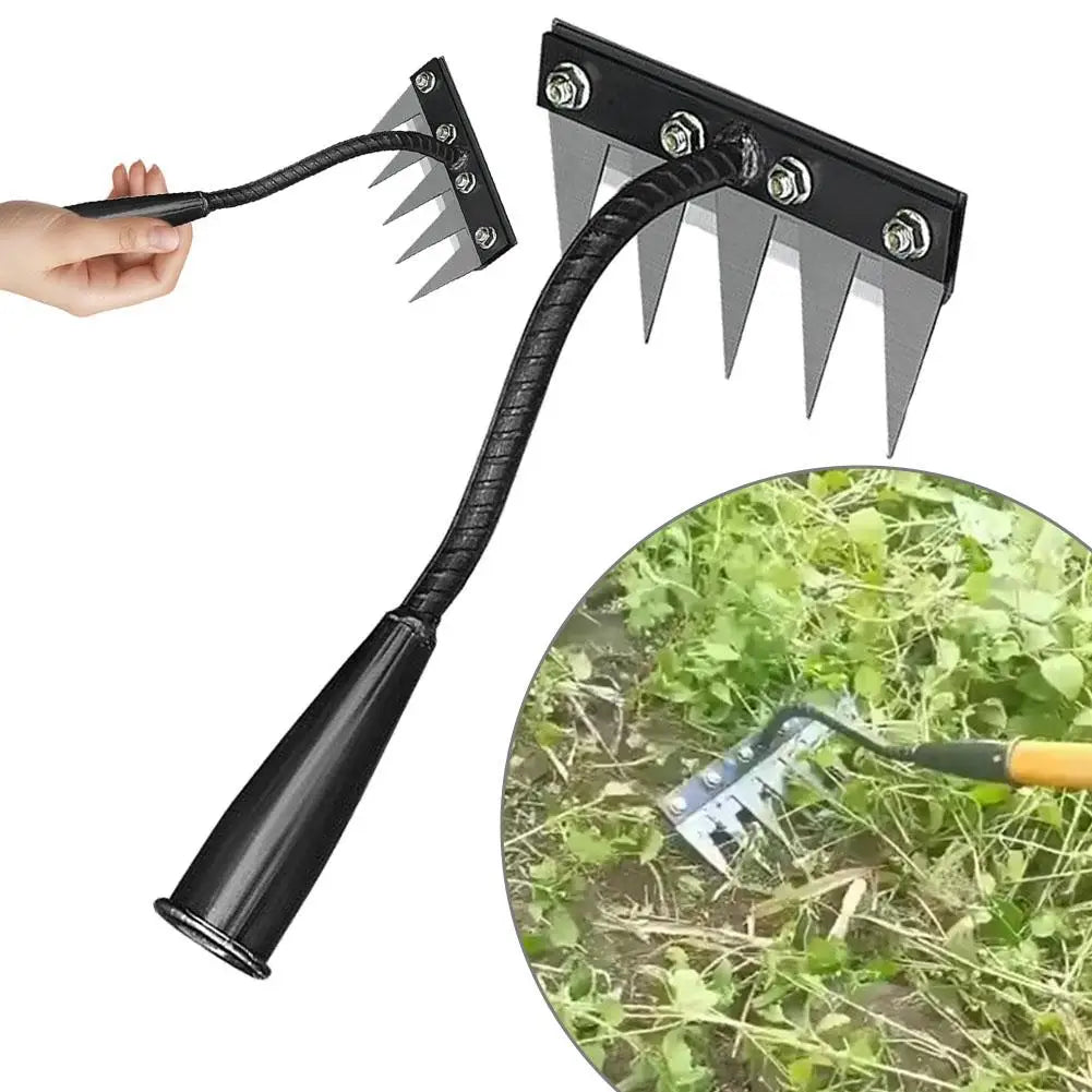 Durable Manganese Steel Garden Rake for Weeding - Smarsty