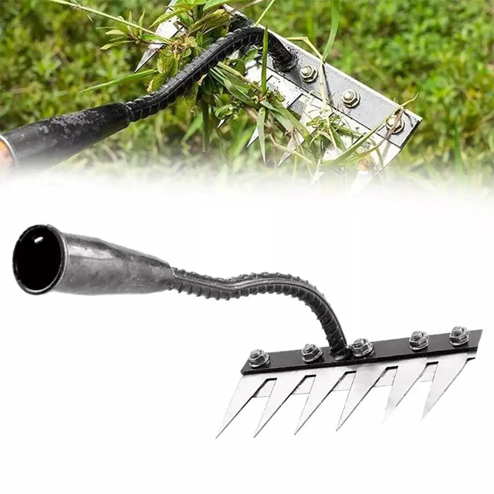 Durable Manganese Steel Garden Rake for Weeding - Smarsty