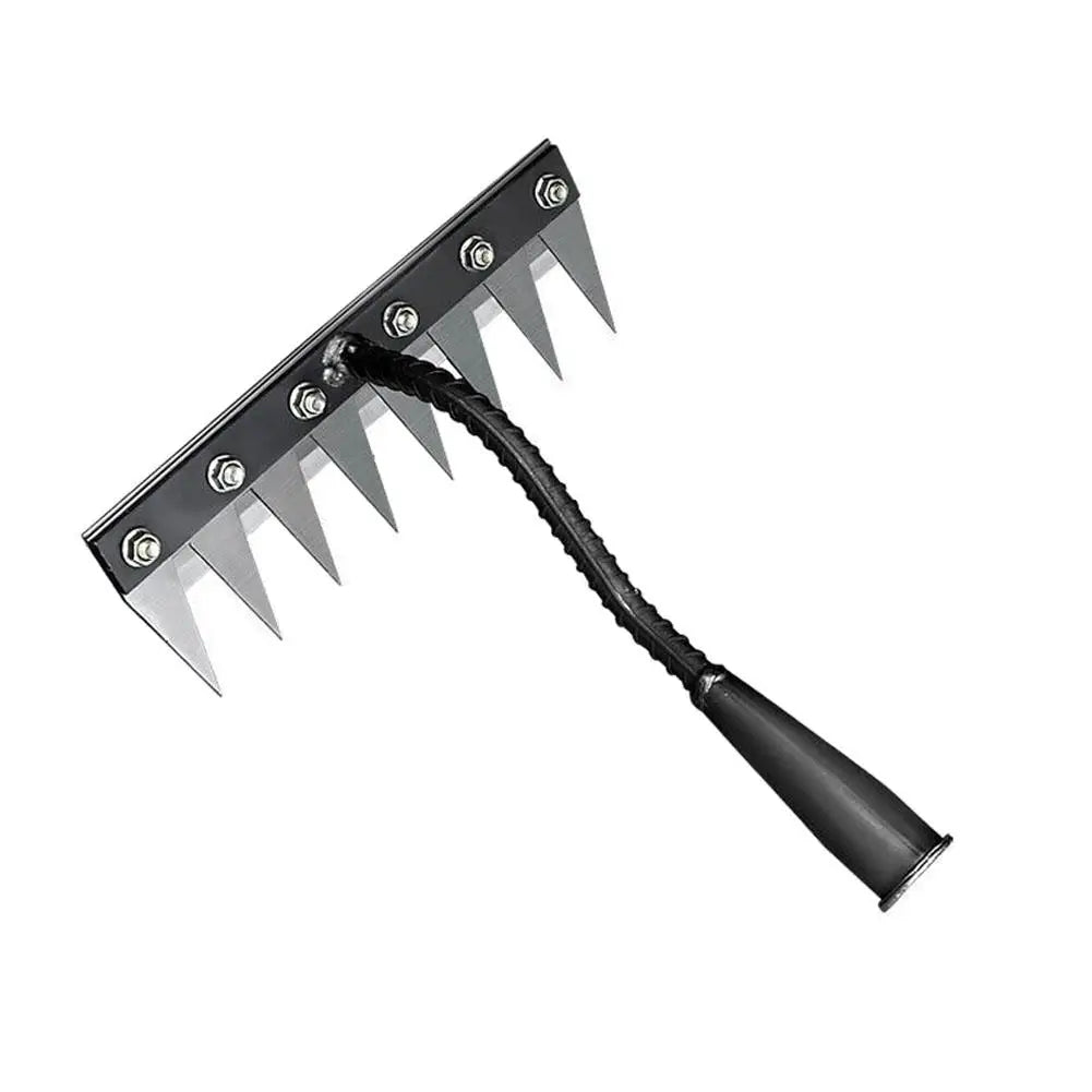 Durable Manganese Steel Garden Rake for Weeding - Smarsty