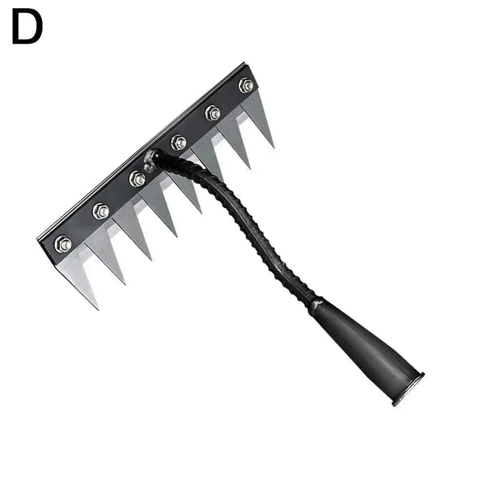 Durable Manganese Steel Garden Rake for Weeding - Smarsty