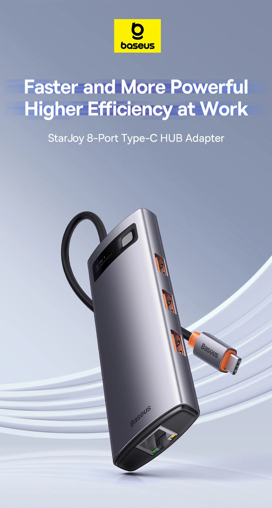 USB-C Hub to HDMI, USB 3.1, Ethernet & SD/TF Card Reader Docking Station for MacBook - Smarsty