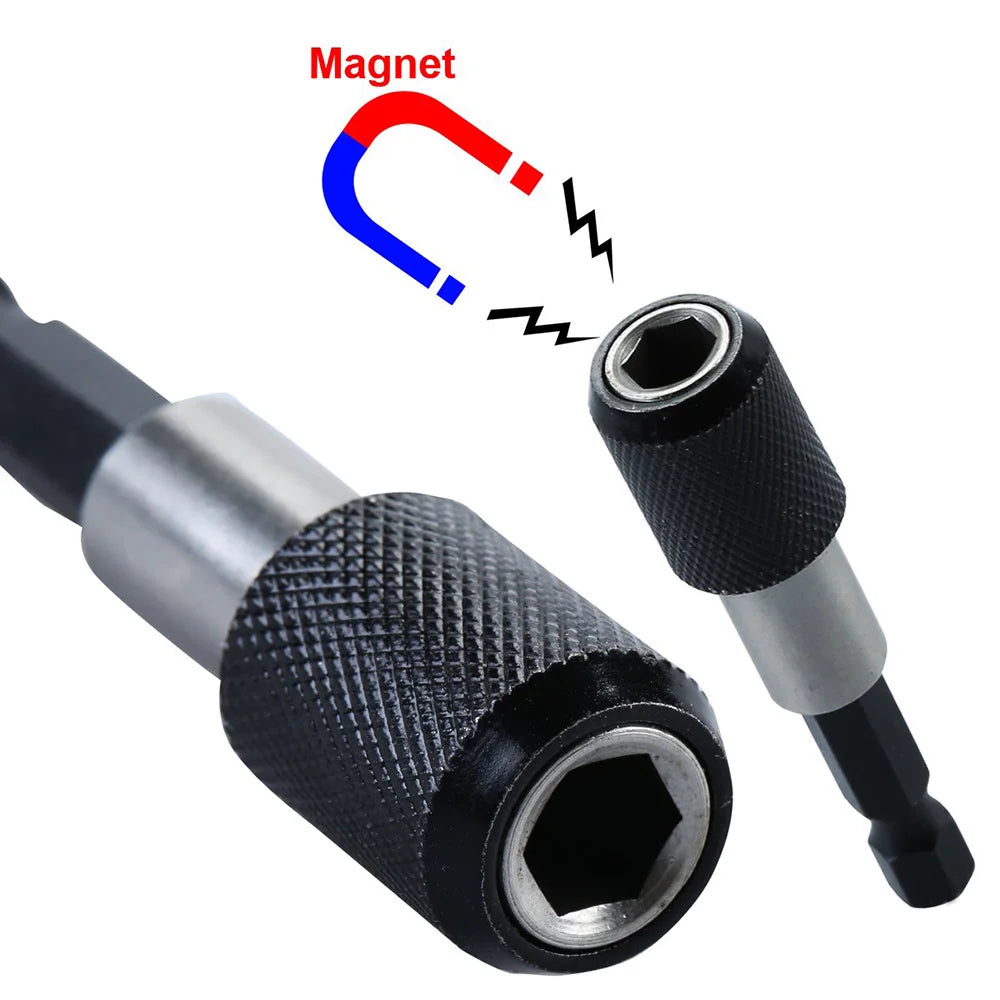 Adjustable Magnetic Screwdriver Bit Extension Holder Set - Smarsty