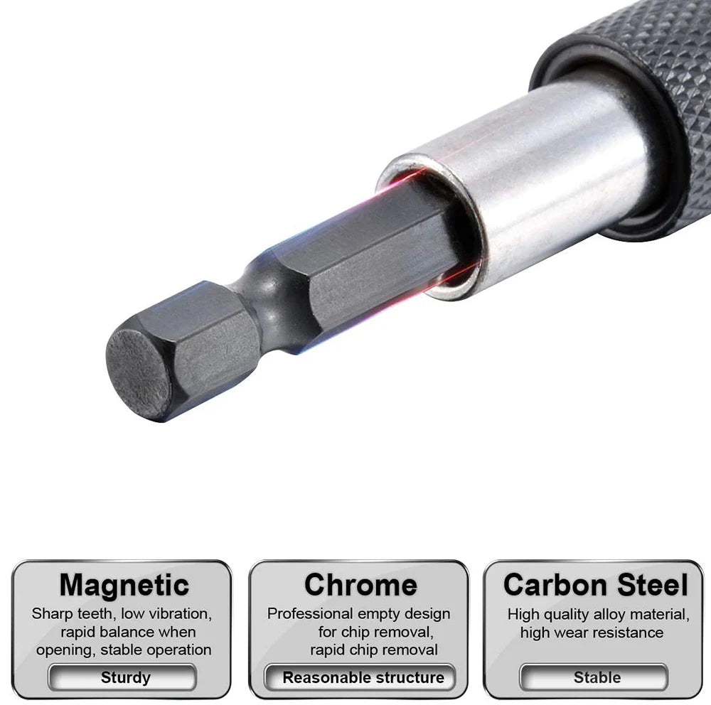 Adjustable Magnetic Screwdriver Bit Extension Holder Set - Smarsty