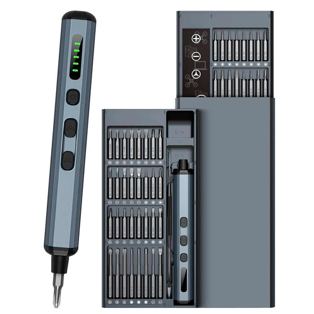 68-in-1 Electric Precision Screwdriver Set with Magnetic Bits - Smarsty