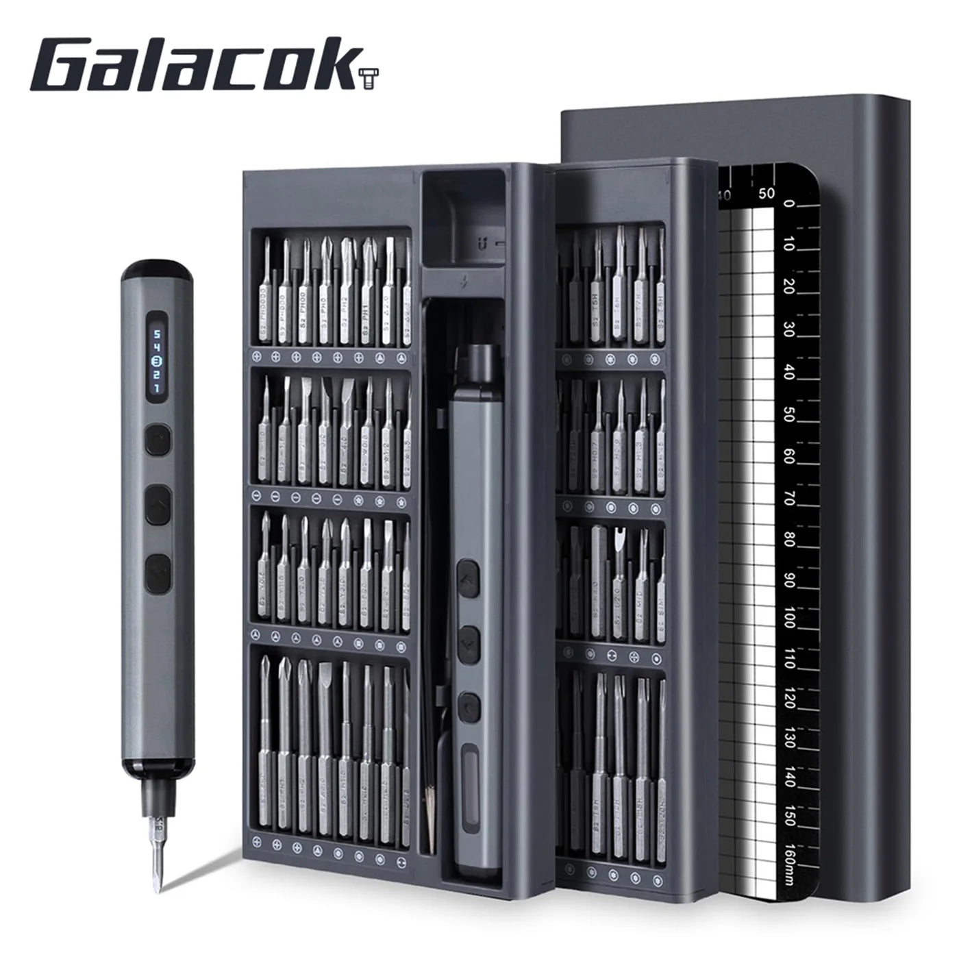 68-in-1 Electric Precision Screwdriver Set with Magnetic Bits - Smarsty