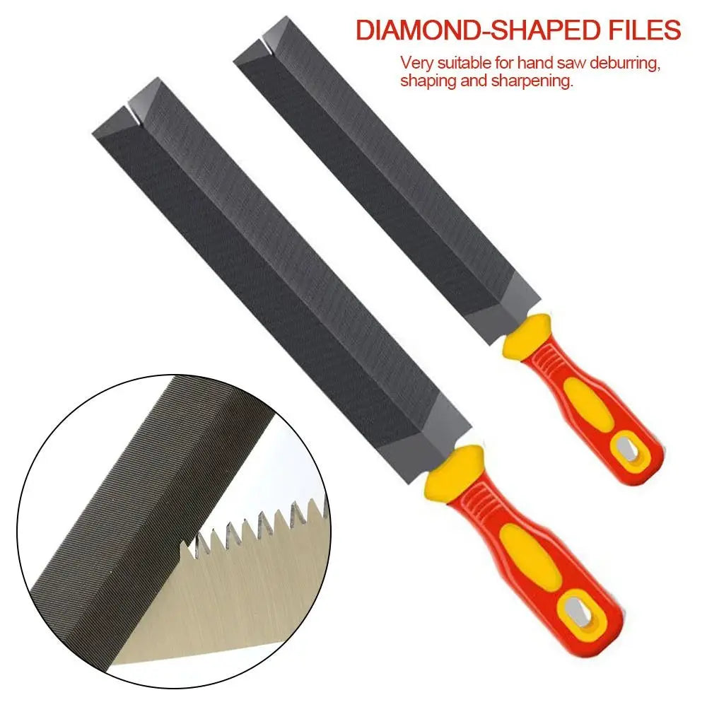 Diamond-Shaped Files for Wood Carving and Metal Grinding - Smarsty