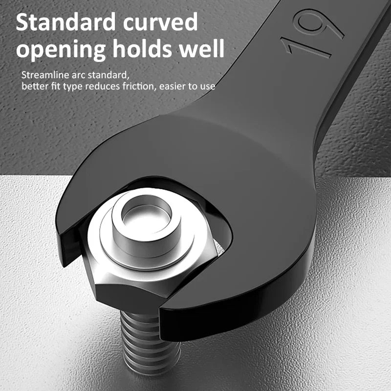 Dual-Purpose Ratchet Spanner for Easy Car Repairs - Smarsty