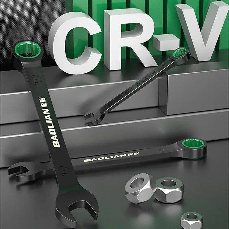 Dual-Purpose Ratchet Spanner for Easy Car Repairs - Smarsty