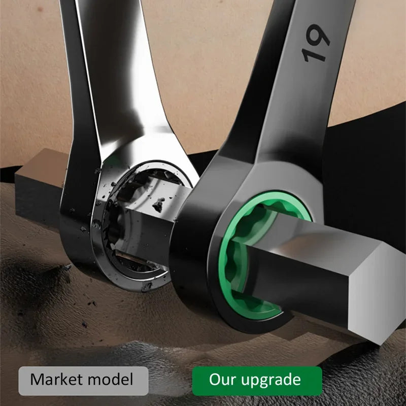 Dual-Purpose Ratchet Spanner for Easy Car Repairs - Smarsty