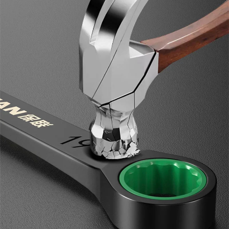 Dual-Purpose Ratchet Spanner for Easy Car Repairs - Smarsty