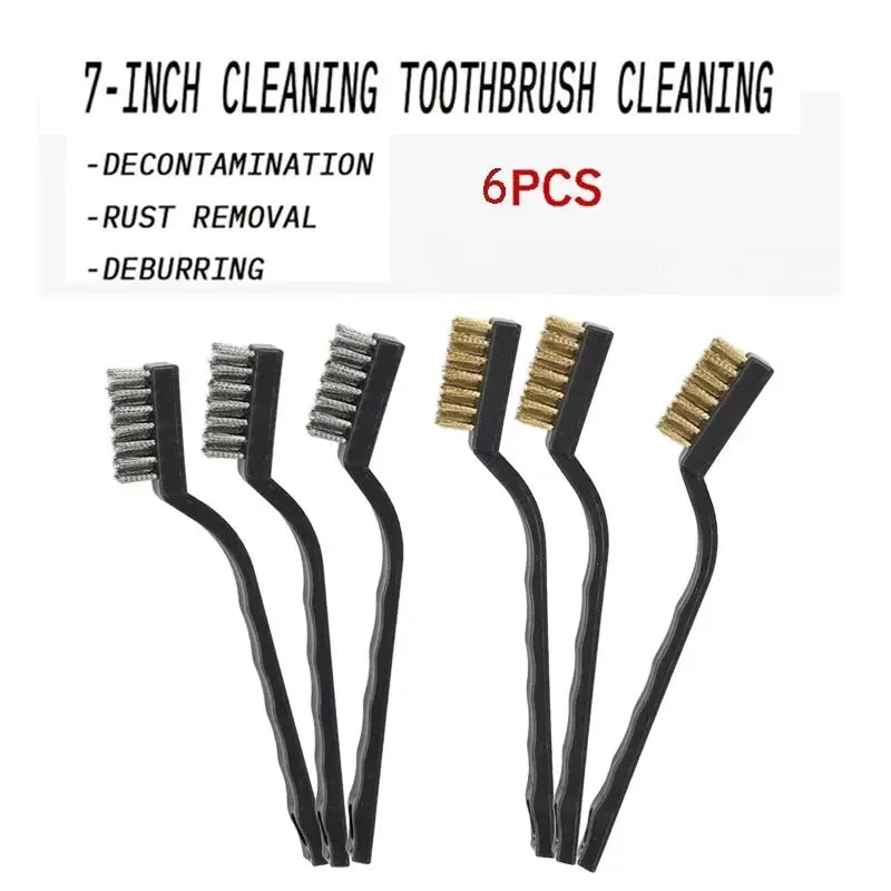 Industrial Mini Wire Brushes Set for Heavy Duty Cleaning - Smarsty