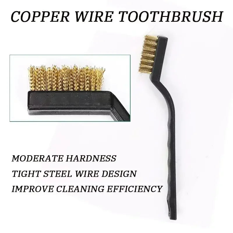 Industrial Mini Wire Brushes Set for Heavy Duty Cleaning - Smarsty