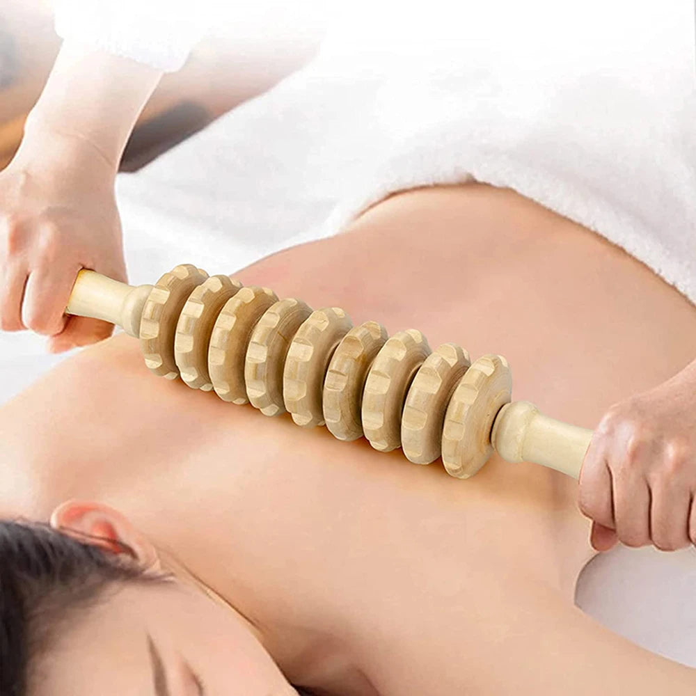 6 In 1 Wooden Massage Tool Set for Lymphatic Drainage - Smarsty