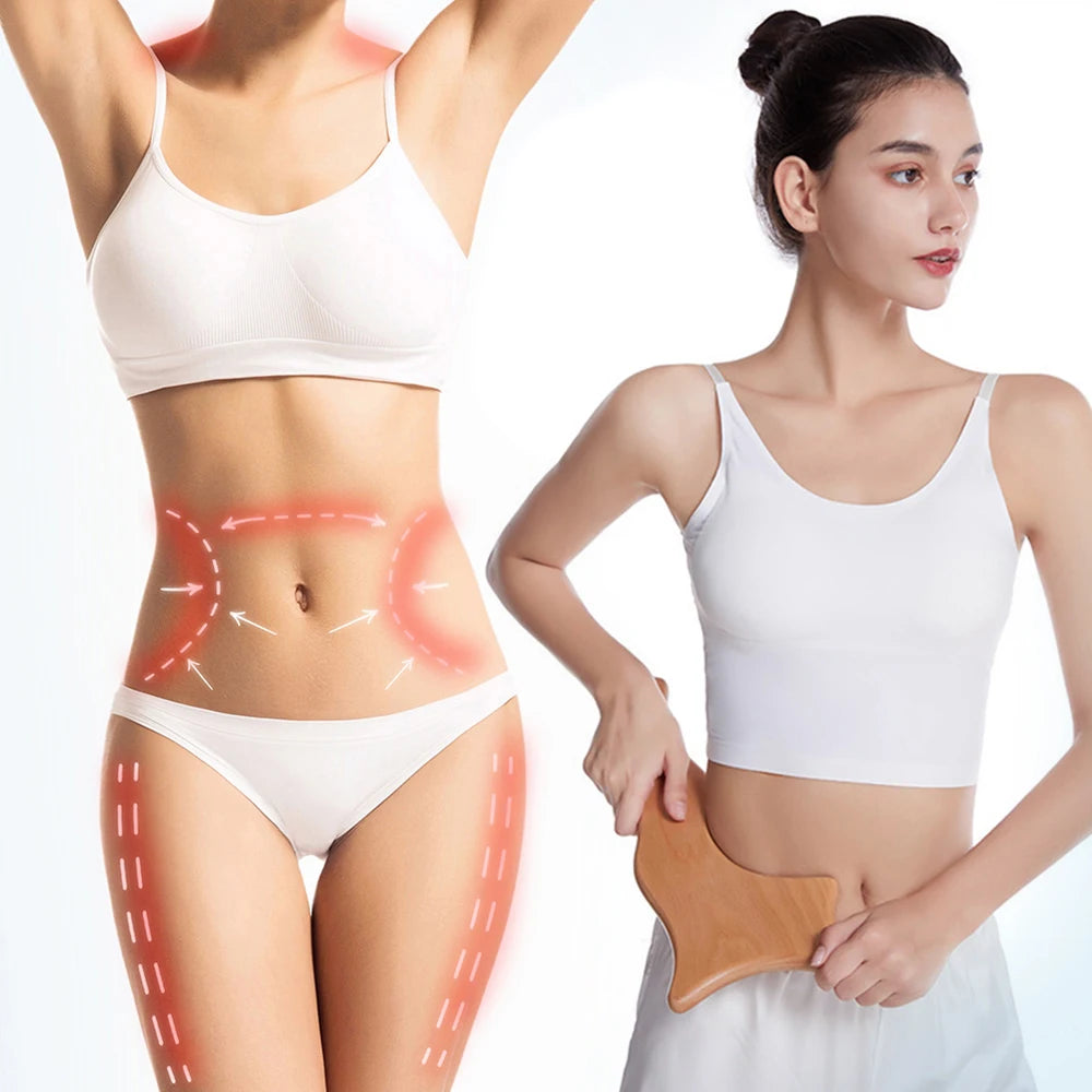 6 In 1 Wooden Massage Tool Set for Lymphatic Drainage - Smarsty