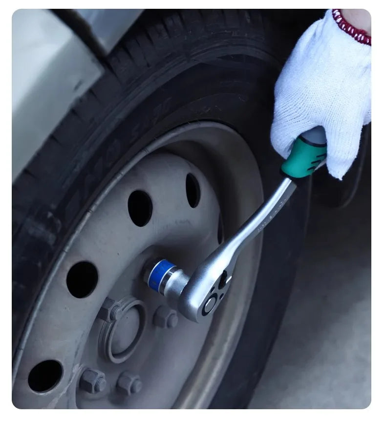 Quick Ratchet Wrench Set with 24/72 Tooth Design - Smarsty