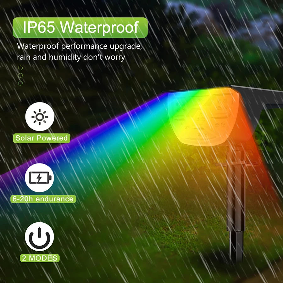 LED Solar Landscape Lights with Waterproof Design for Garden - Smarsty